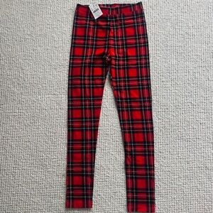 J Crew Girls Red Tartan Legging (10)